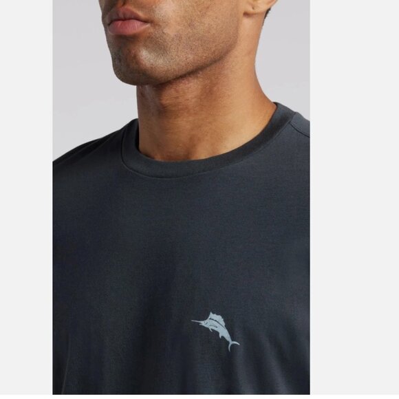 Tommy Bahama Cotton Board in Paradise Graphic T-Shirt Crew Tee Men's - Picture 5 of 11